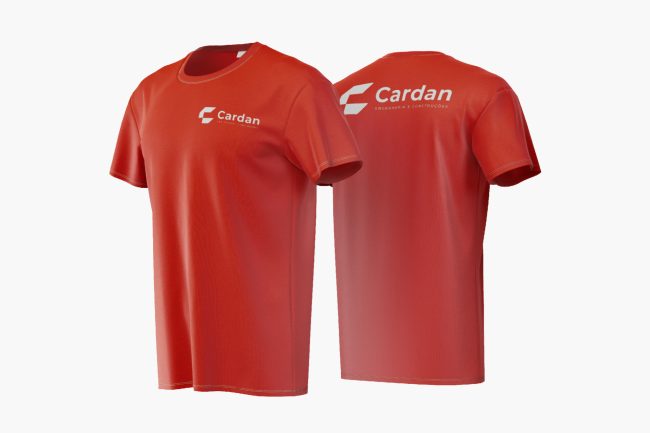 Men T Shirts Mockup, Front And Back View